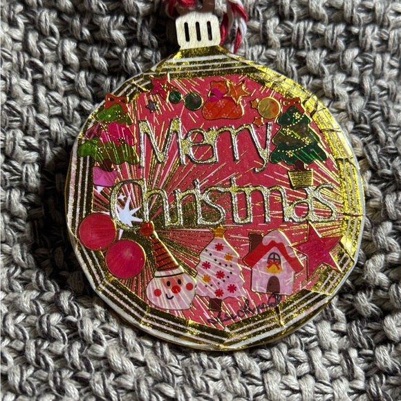 A Set of 4 New Unique Handmade 2.75”x2.75” Wooden Christmas Tree Ornaments $32 - Picture 5 of 12